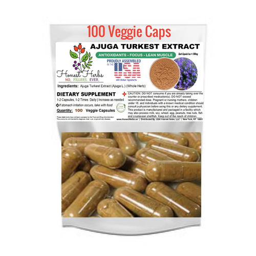 Ajuga Turkest Extract - Immune Function, Lean Muscle, Antioxidant 100 Caps 500Mg