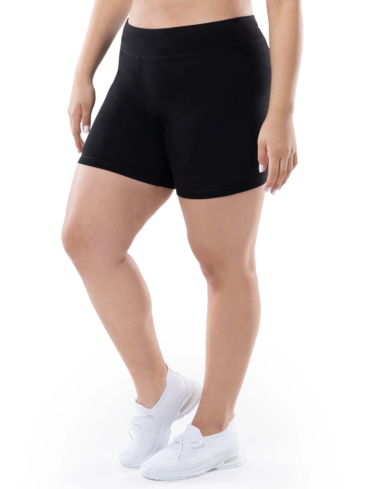 Women'S plus Size Core Active Dri-Works Bike Short, 2-Pack