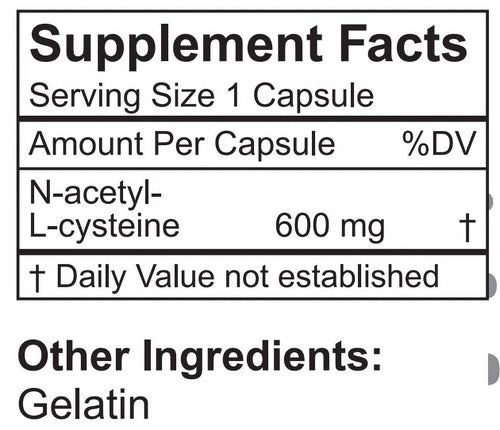 'S NAC (N-Acetyl L-Cysteine) | 600 Mg X 120 Capsules | Antioxidant, Anti-Aging, Immunity | Gluten Free & Non-Gmo | Made in the USA