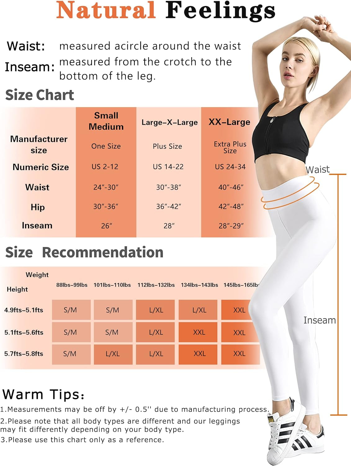 High Waisted Leggings for Women Ultra Soft Stretch Opaque Slim Yoga Leggings One Size & plus Size