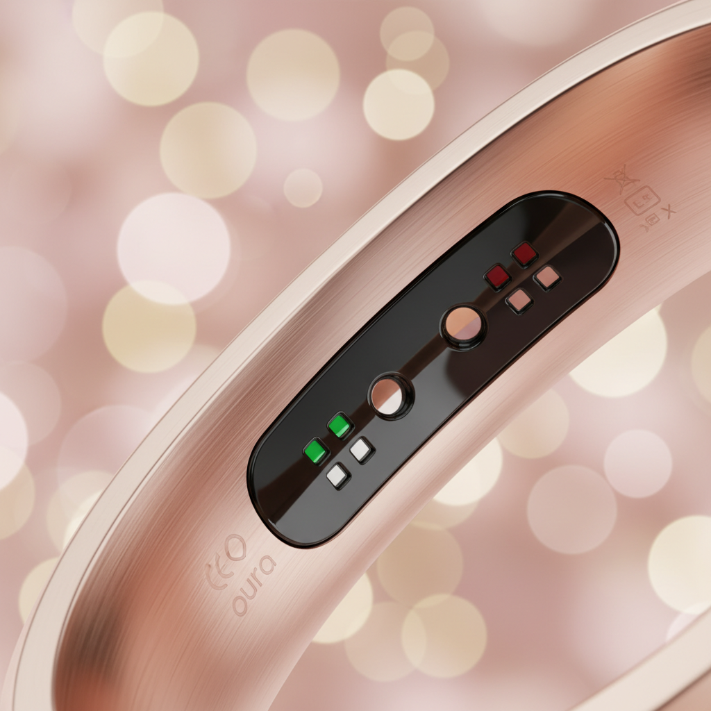 Oura Ring Rose Gold Detail